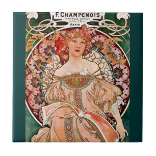 Champagne-Frau - F. Champenois Imprimeur Fliese