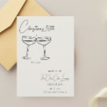 Champagne Geburtstagseinladung Einladung<br><div class="desc">Pop den Kork und feiern Sie stilvoll mit unserem Champagner Geburtstag Einladung. Diese Einladung Set den Ton für eine elegante und festliche Geburtstagsfeier. Mit seinem eleganten Champagner-Flaschendesign verspricht es ein Ereignis voller Eleganz und Fröhlichkeit. Die Einladung ist mit einer Touch Glamour gestaltet und eignet sich somit für verschiedene Geburtstagsthemen. Die...</div>