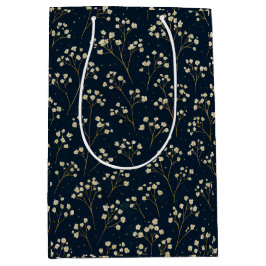 Champagne Gipskraut Scatter Geschenktasche Mittlere Geschenktüte