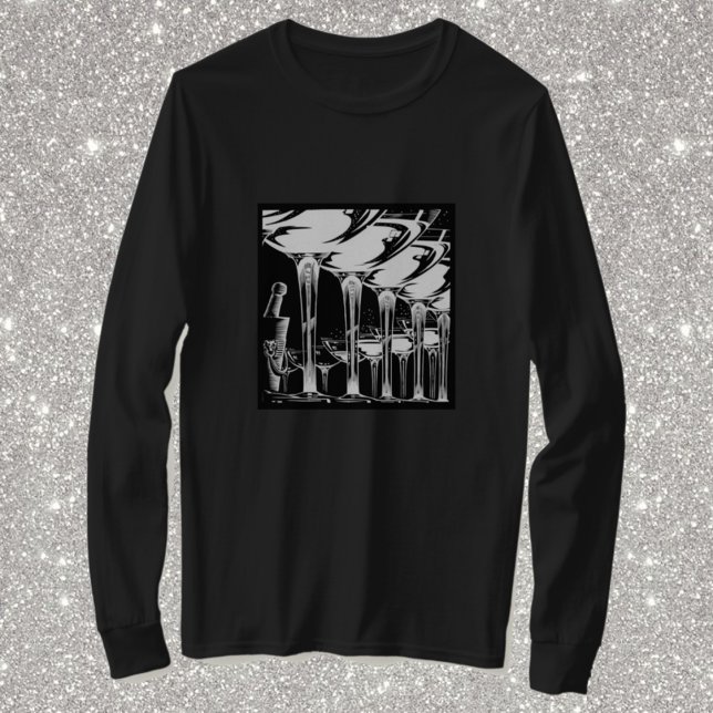 Champagne Glasses T-Shirt (Von Creator hochgeladen)