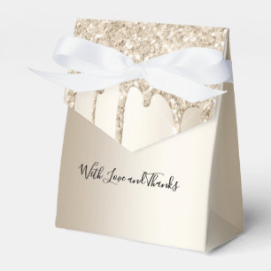 Champagne Glitter Tropfen Tröpfelnd Glitter Hochze Geschenkschachtel