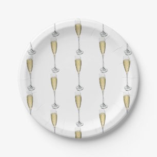 Champagne Hearts Paper Tellers Pappteller