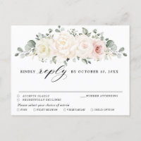 Champagne Ivory Blush Pink Blumengrün UAWG