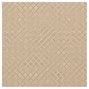 Champagne Metallic Diamond Muster Stoff