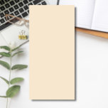 Champagne Metallic Solid Color | Classic | elegant Magnetischer Notizblock<br><div class="desc">Champagne Metallic Solid Color | Classic | elegant | Trendy | Stilvoll | Geschenk</div>