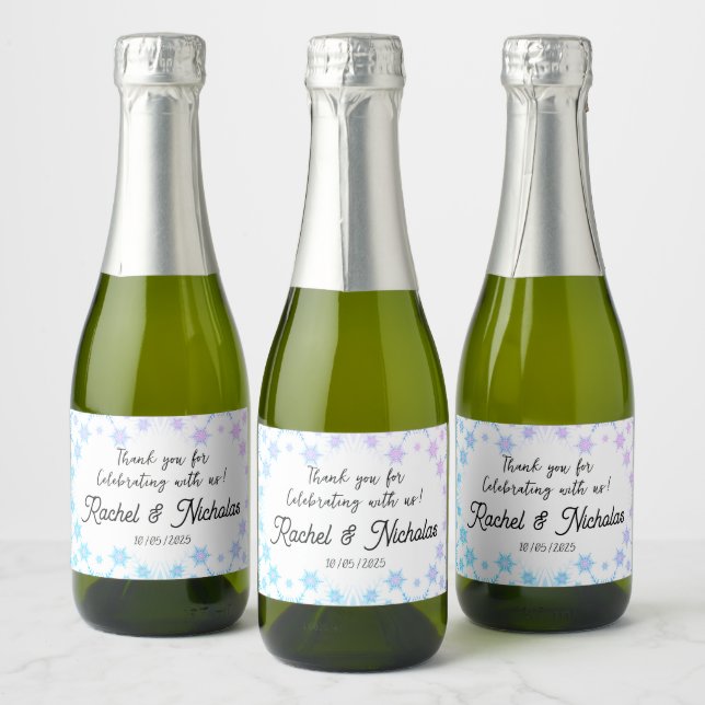 Champagne mini bottles favors personalized (Flaschen)