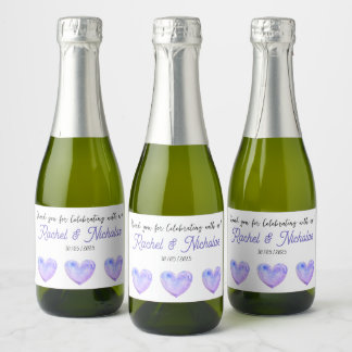 Champagne mini bottles favors personalized