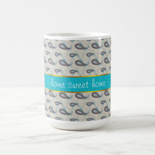 Champagne Paisley Pattern Kaffeetasse