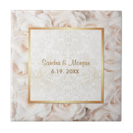 Champagne Pink Rose Elegance Fliese