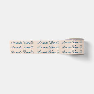Champagne Pink Schlicht Einfach Minimalistisch mod Satinband