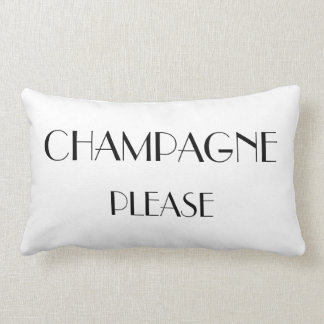 Champagne polstern bitte lendenkissen