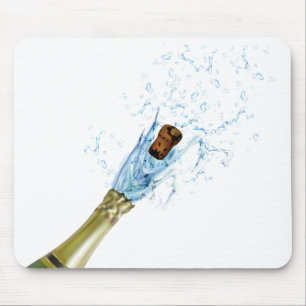 Champagne Popping Mousepad
