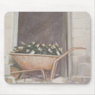 Champagne-Schubkarre 1985 Mousepad