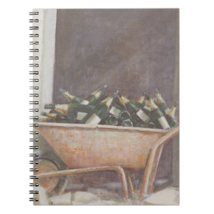 Champagne-Schubkarre 1985 Notizblock