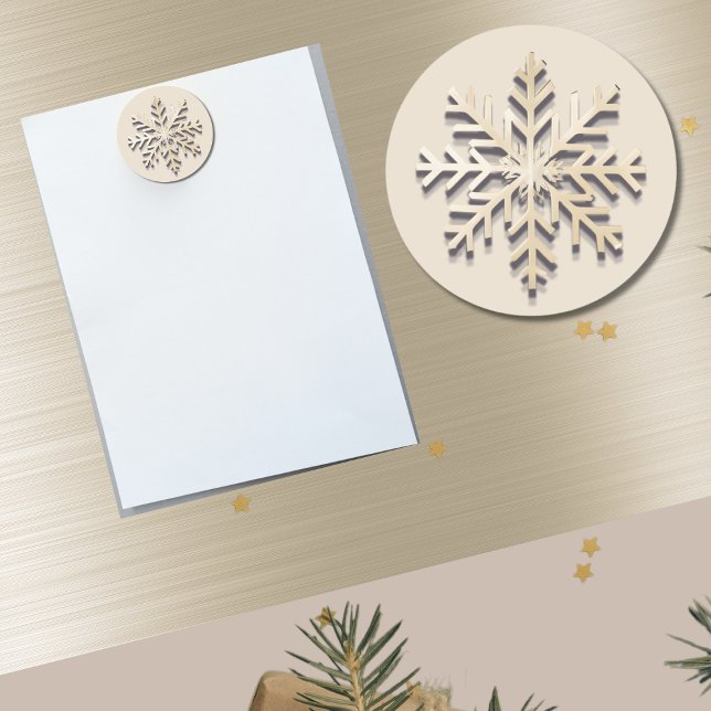 Champagne Snowflake Holiday Magnet (Von Creator hochgeladen)