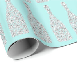 Champagne Swarovski Kristalle Diamond Flaschen Aqu Geschenkpapier