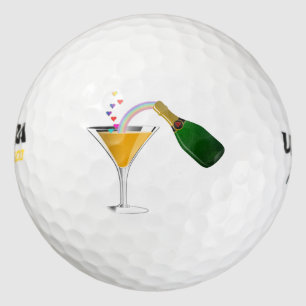 Champagne-Toast Golfball