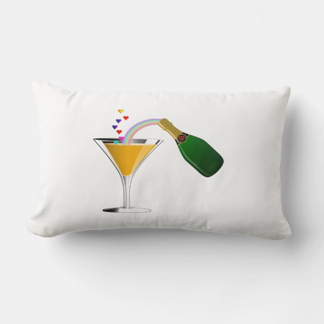 Champagne-Toast Lendenkissen (Vorderseite)
