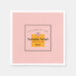 Champagne Toast Serviette