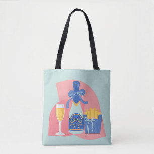 Champagne und Fries Bougie Tasche
