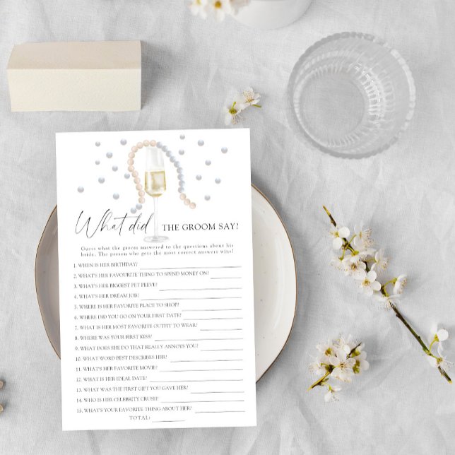 Champagne - Was hat der Bräutigam zu Brautspiel ge (Von Creator hochgeladen)