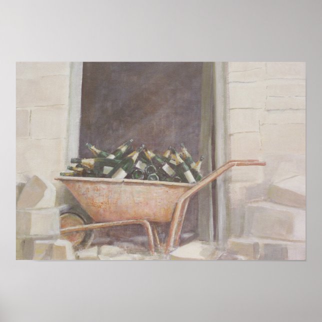 Champagne Wheelbarrow 1985 Poster (Vorne)