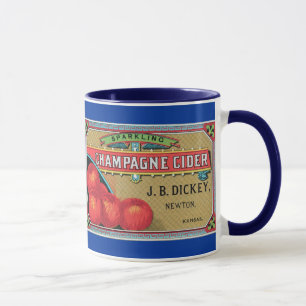 Champagner Apfelwein Jahrgangs Apfelkiste Kunst Ta Tasse