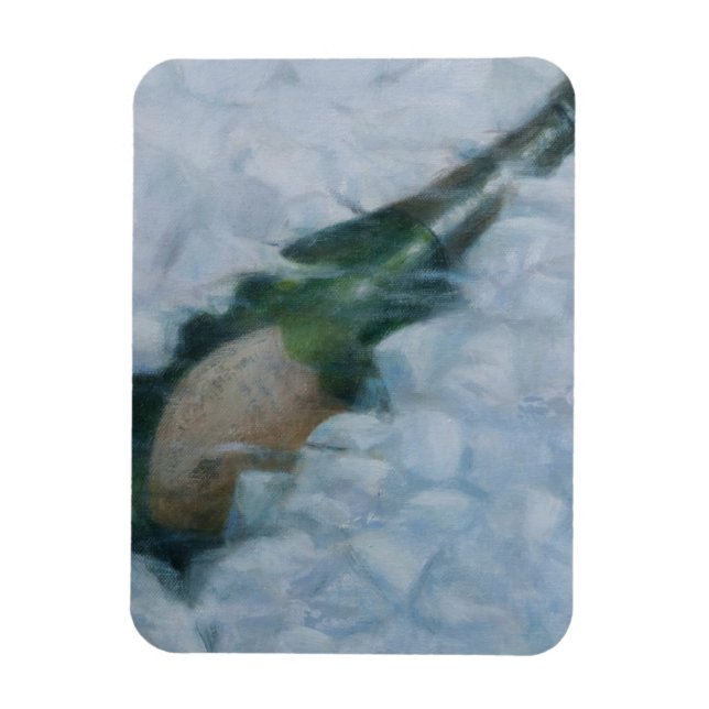 Champagner auf Eis 2012 Magnet (Vertikal)