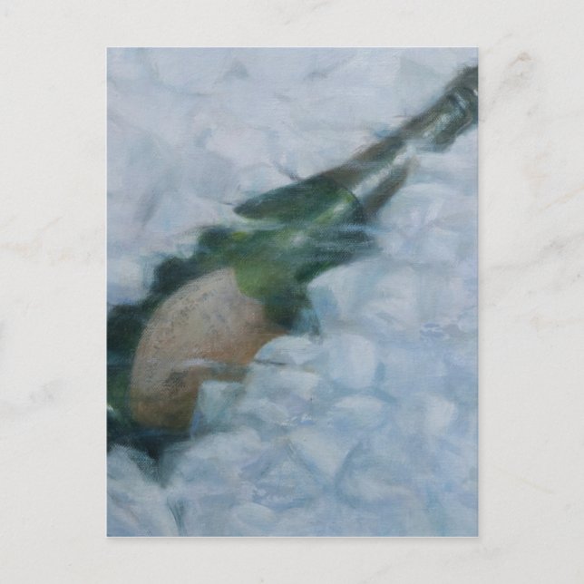 Champagner auf Eis 2012 Postkarte (Vorderseite)