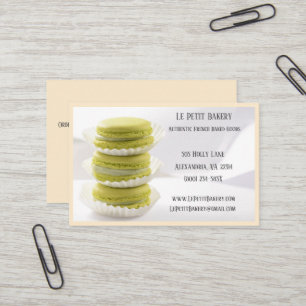 Champagner Bäckerei Bäckerei Konditorei Koch Green Visitenkarte