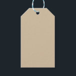 Champagner Beige Geschenkanhänger<br><div class="desc">Champagnebeige ist eine weiche, blasse Mischung aus Beige und hellem Gold, die von subtilen Untertönen aus warmem Gelb oder Rosa durchzogen ist. Inspiriert von der zeitlosen Eleganz des perlenden Weins, ruft diese Farbe Luxus, Raffinesse und Feierlichkeit hervor. Sein ruhiger Glanz macht es zu einer beliebten Wahl für Hochzeiten, geschäftliche Veranstaltungen...</div>