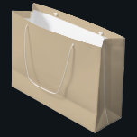 Champagner Beige Große Geschenktüte<br><div class="desc">Champagner-Beige ist eine weiche, blasse Mischung aus Beige und hellem Gold, die von subtilen Untertönen aus warmem Gelb oder Rosa durchzogen ist. Inspiriert von der zeitlosen Eleganz des perlenden Weins, ruft diese Farbe Luxus, Raffinesse und Feierlichkeit hervor. Sein dezenter Schimmer macht es zu einer beliebten Wahl für Hochzeiten, geschäftliche Veranstaltungen...</div>