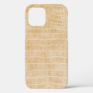 Champagner Beige Imitat Krokodile Leder Case-Mate iPhone Hülle