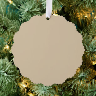 Champagner Beige Ornament Karte