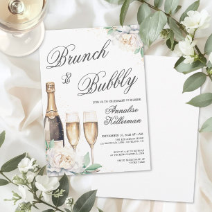 Champagner-Brunch und prickelnde Brautparty Einladung
