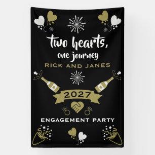 Champagner Celebration Party Banner