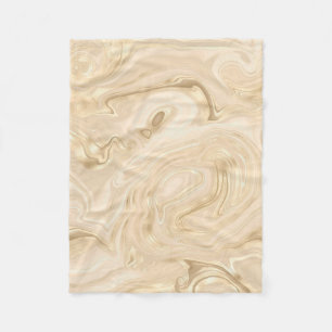Champagner Light Brown Eleganter Abstrakter Schwir Fleecedecke