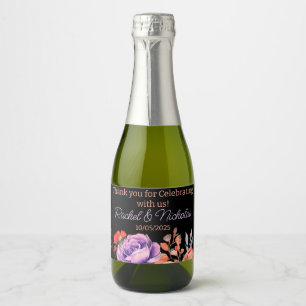 Champagner-Miniflaschen favorisieren personalisier