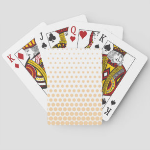 Champagner Polka-Punkt Modern Weiß Spielkarten