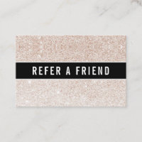 Champagner Rosa Glitzer Salon Referent Kunde