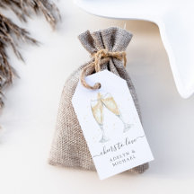 Champagner Toast Gefallen an der Liebe Personalisi