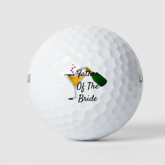 Champagner Toast Hochzeit Vater der Braut Golfball