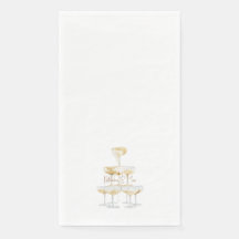 Champagner Tower Individuellen Namens Wedding II