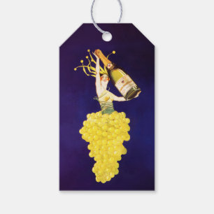 Champagner-Trauben  Geschenkanhänger