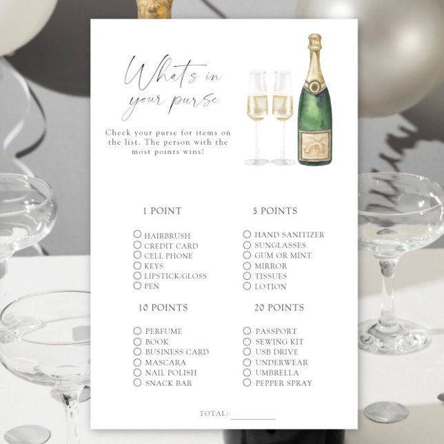Champagner - Was ist in deinem Handtaschenspiel? (Von Creator hochgeladen)