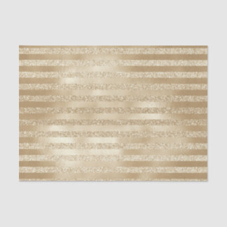 Champagner Weihnachten: Glittery Gold Streifen Seidenpapier