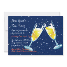 Champagnerbrille Nacht - Silvester-Party