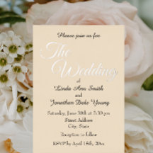 Champagnerfarbe Einfache Hochzeit