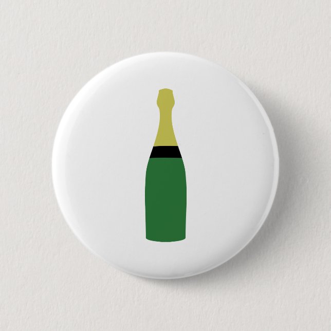 Champagnerflasche Button (Vorderseite)