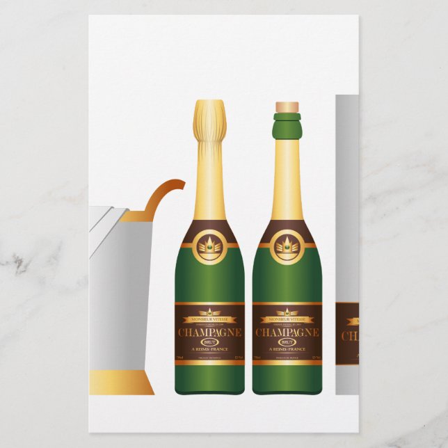 Champagnerflaschen (Vorderseite)